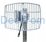 2500-2700MHz Grid Parabolic Antena 18dBi