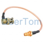 BNC to SMA Female Pigtail Extension Cable
