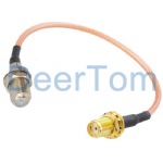 F Female to SMA Female Pigtail Cable