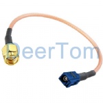 FAKRA to SMA Male Pigtail Extension Jump Cable