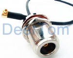 N Female to MCX connector Pigtail Cable