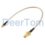 SMA Female to MMCX Pigtail Extension Cable