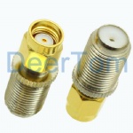 F Female to RP-SMA Male Adaptor Connector Adapter