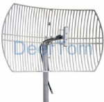 824-960MHz CDMA GSM Grid Parabolic Antenna 17dBi